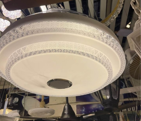 Ceiling Light Round with fan For Sale