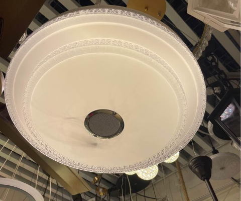 Ceiling Light Round with fan For Sale