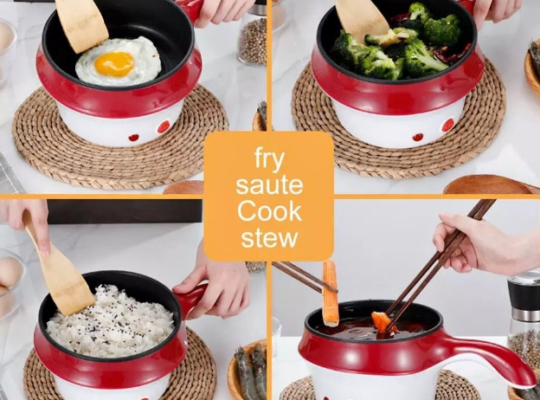 Double Layer Multi-function Frying Pan Electric Fo