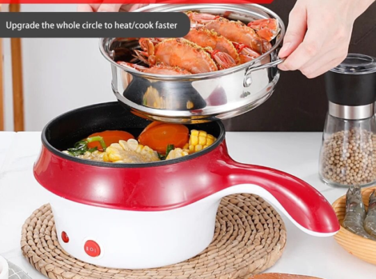 Double Layer Multi-function Frying Pan Electric Fo