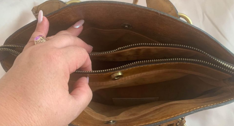 Genuine leather bag for sale