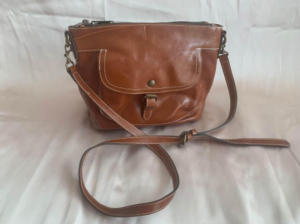 Genuine leather cross body bag for sale