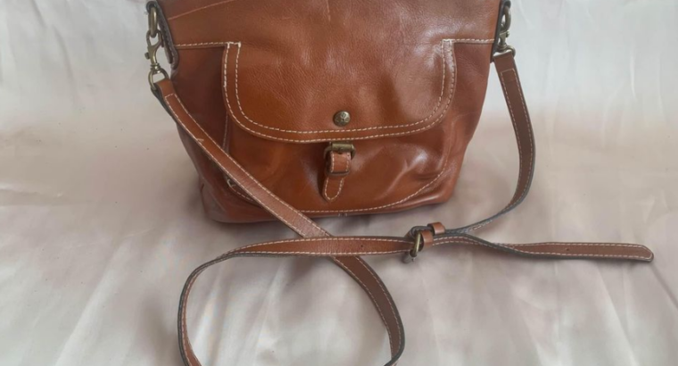 Genuine leather cross body bag for sale