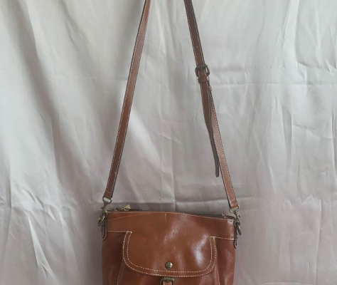 Genuine leather cross body bag for sale