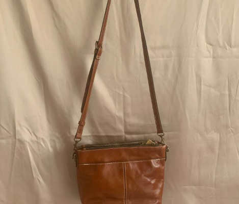 Genuine leather cross body bag for sale