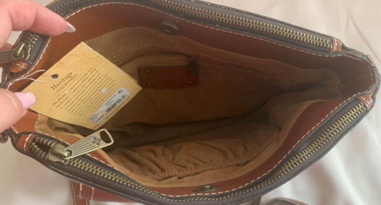 Genuine leather cross body bag for sale
