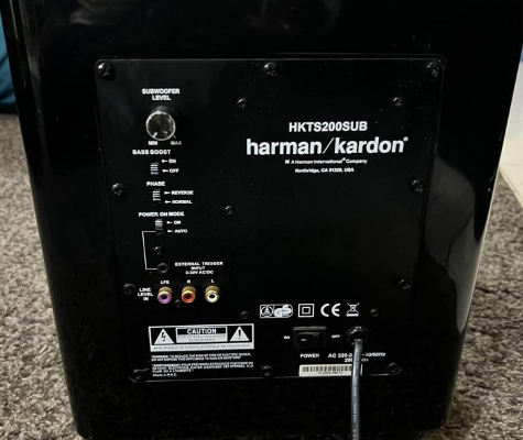 Harman kardon HKTS200 SUB For Sale