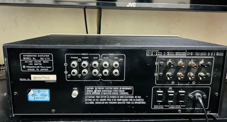 Hitachi stereo amplifier For Sale