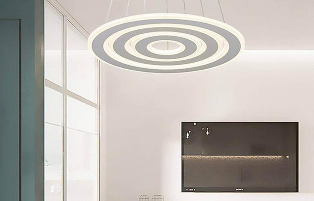 Ring Chandelier Pendant Light LED Dining Room Ligh