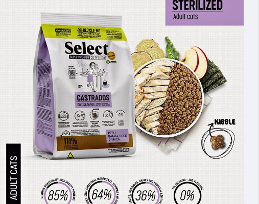 SELECT BY MONELLO STERILIZED ADULT CAT FOOD FOR SA