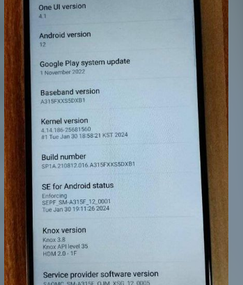 SAMSUNG A31 For Sale