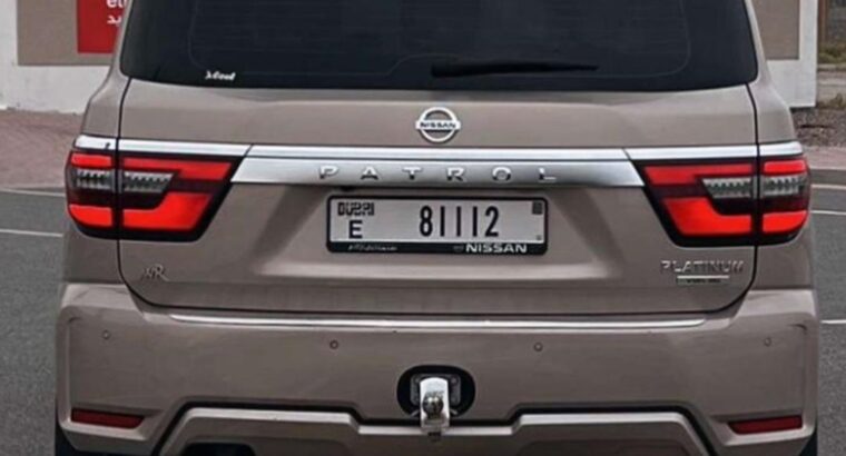 Nissan patrol platinum 2021 Gcc fully loaded