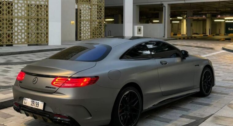 Mercedes S63 AMG 2015 full option