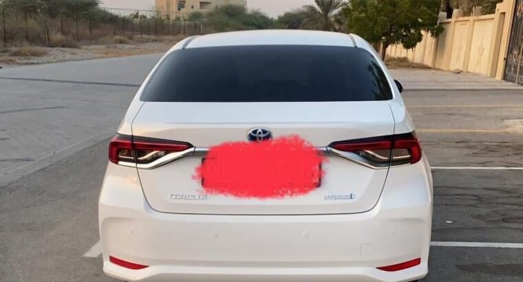 Toyota Corolla Hybrid 2024 Gcc for sale