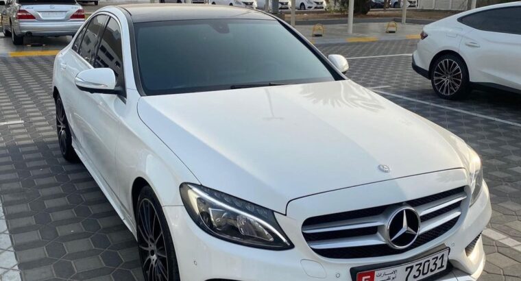 Mercedes C200 full option 2015 Gcc for sale