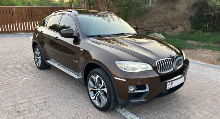 BMW X6 5.0 full option 2013 Gcc in good condition
