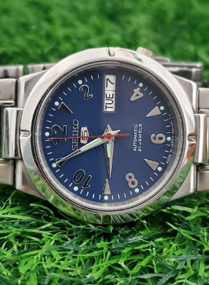 Seiko5 Automatic 7S26 caliber 21-jewel Blue dial F