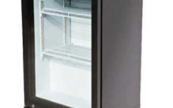 Single Hinged Door Black Bar Cooler for sale