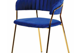 Occasional Velvet Chair for Dinning- Blue For Sal