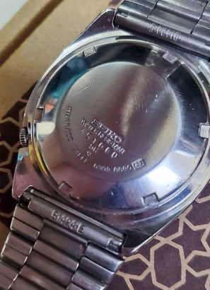 Vintage Seiko5 Automatic 6309 black dial 21-jewels