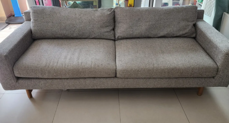 3 Seater Grey couch For Sale