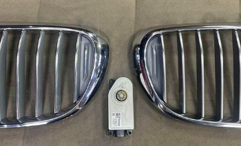 Bmw orignal grill with flap motor for sale