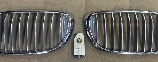 Bmw orignal grill with flap motor for sale