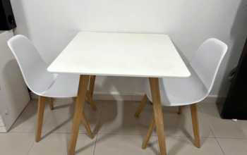 Dinning Table with 2 Chairs For Sale