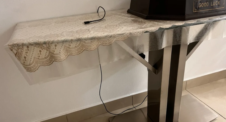 Rectangular glass table for sale