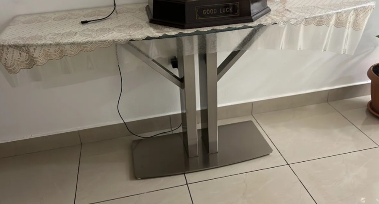 Rectangular glass table for sale