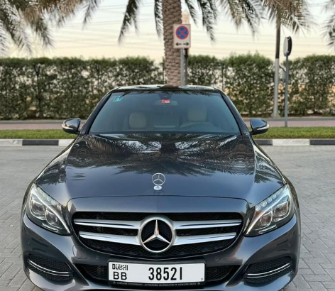 Mercedes C200 2015 GCC full option For Sale