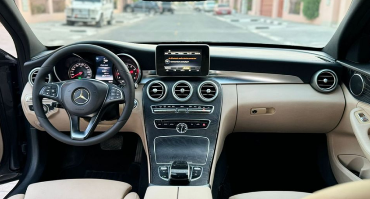 Mercedes C200 2015 GCC full option For Sale