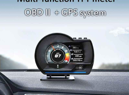 OBD+GPS GAUGE WITH 9 DISPLAYS FEATURES FOR SALE