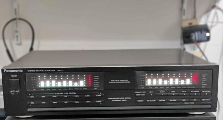 Panasonic Graphic Equelizer For Sale