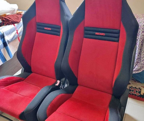 Original Recaro seat with rails air bags and many