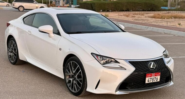 Lexus RC200T full option 2017 USA imported