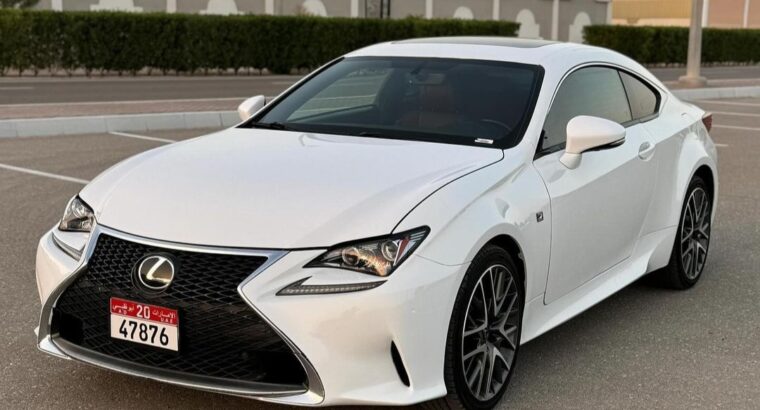 Lexus RC200T full option 2017 USA imported