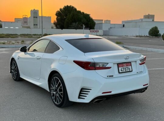 Lexus RC200T full option 2017 USA imported