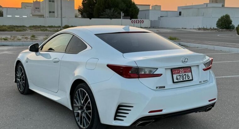 Lexus RC200T full option 2017 USA imported