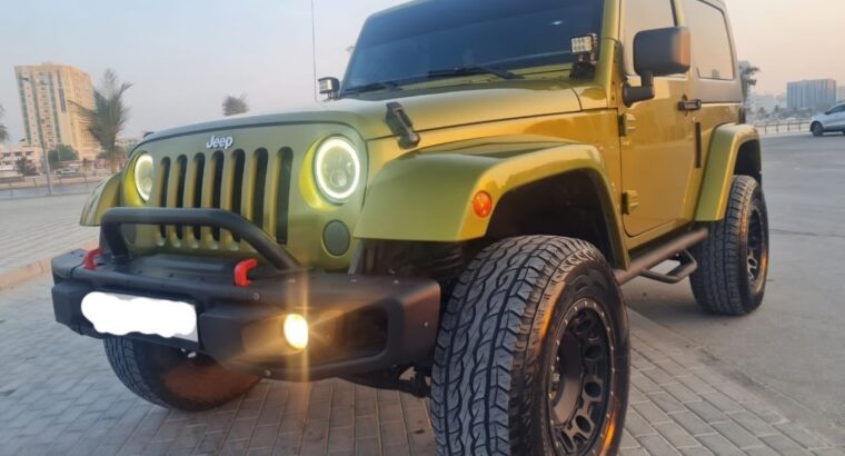 Jeep wrangler Sahara coupe 2007 Gcc for sale