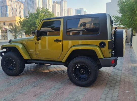 Jeep wrangler Sahara coupe 2007 Gcc for sale