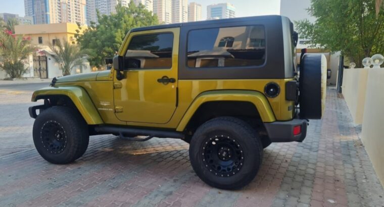 Jeep wrangler Sahara coupe 2007 Gcc for sale