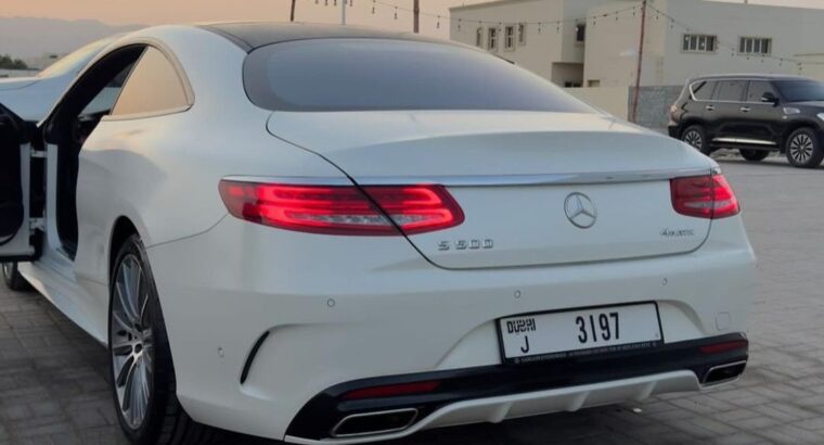 Mercedes S500 coupe 2016 Germany imported