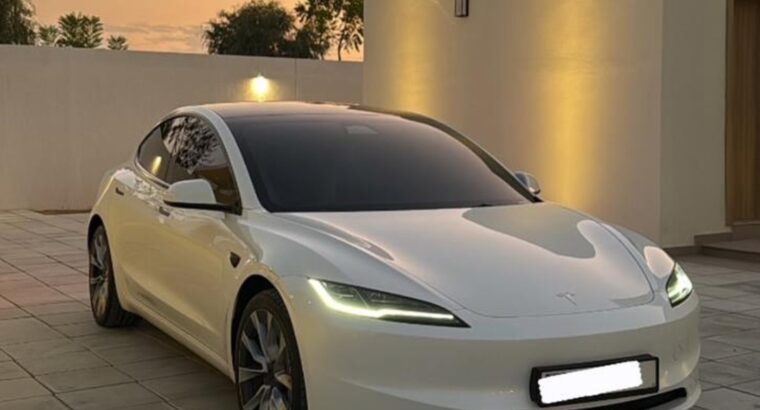 Tesla model 3 Long Range 2024 Gcc for sale