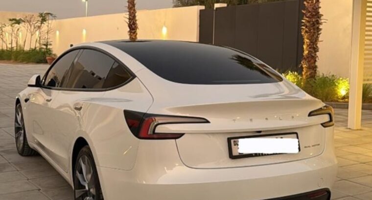 Tesla model 3 Long Range 2024 Gcc for sale