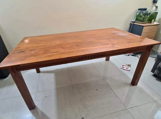 Solid Wooden Dining Table For Sale