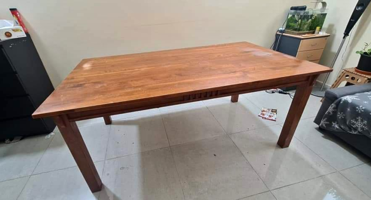 Solid Wooden Dining Table For Sale