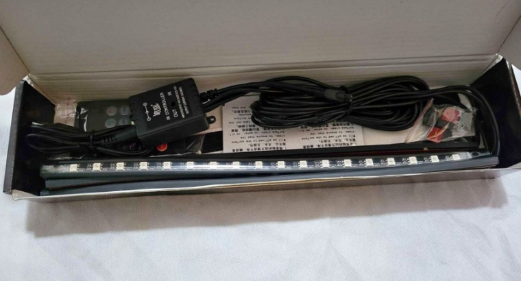 Atmosphere lights for under dashboard and seats