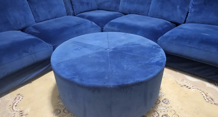 7 seater sofa set with round centre table for sale