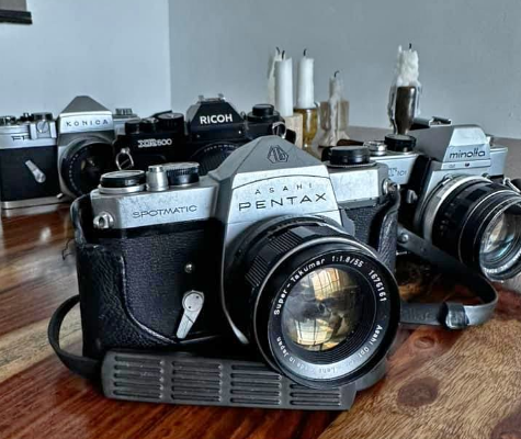 Vintage antique 50s 60s unique cameras for hobby a